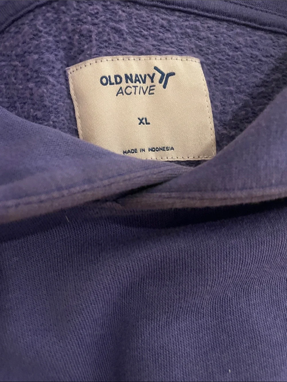 Old Navy Purple NYC Graphic Hoodie Sweater